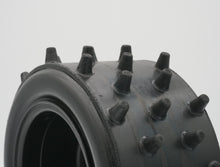 Load image into Gallery viewer, IN-STOCK NOW. BRP Tires: Super Spikes | 3&quot; Wide Standard 7&quot; Wheel.  Made to ensure no ballooning! Therefore, these tires will not blow out due to centrifugal forces, as compared to foam tires competitors.  Recommended for 1/5 scale RC cars. Will require BRP hub adapter or Top Level RC hub adapter.
